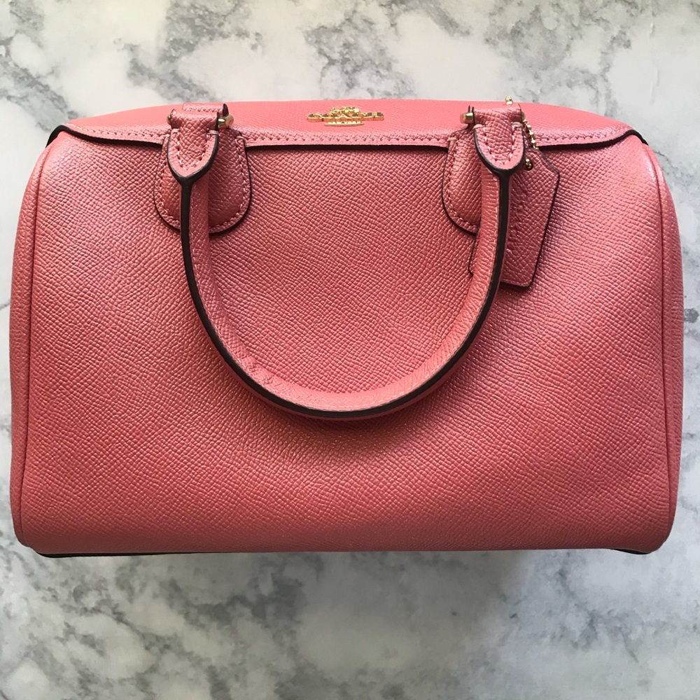Coach mini Bennett satchel glitter crossbody